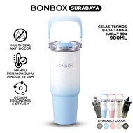 BONBOX Tumbler Stainless Vacuum Flask 900ml Portable Thermos Large Drinking Bottle Lasts 24 Hours BT