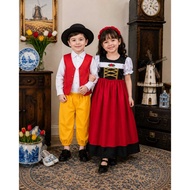 Azzafran - Swiss Costume/ Dutch Cosplay/ Costume Italy/ European Country Costume Baby Costume Childr