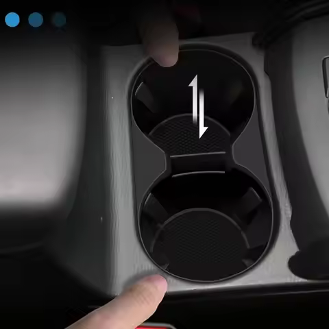 Center Control Cup Holder Storage For Mazda CX-30 2020-2025 CX-80 CX-90 2024-2025 CX-5 2017-2025 Sil