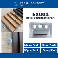 SMJ CONCEPT® | Wall Panel Installation Components & Accessory Clips & Support Components