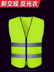 '~ready stock-Reflective Clothing Vest Safety Vest Workwear Construction Engineering Fluorescent Clo