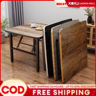 Folding Table Meja Kayu Kecil Already Installation Square Table Dormitory Household Dining Table Mod