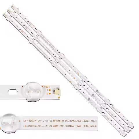 LED backlight strip(3) 562mm SVJ320AG2 SVJ320AL6 SVJ320AK3 32D2000 32LEM-3081/T2C LC32T880WL 32LEC25