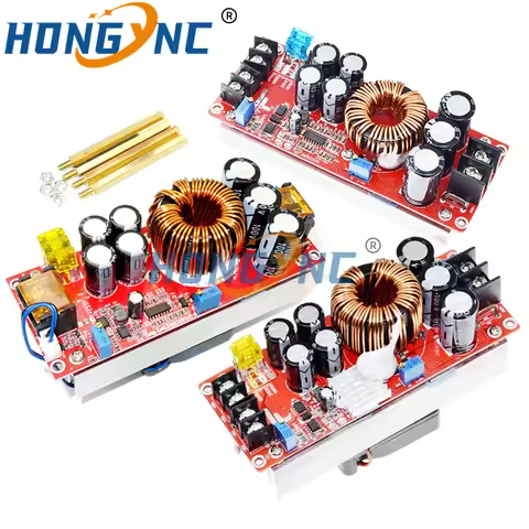1800W 40A 1500W 30A 1200W 20A DC-DC Boost Converter Step Up Power Supply Module 10-60V to 12-90V Adj