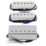 FLEOR 3pcs Alnico 5 Guitar Pickup Set - Single Coil & LP Humbucker Pickup 14K HSS Guitar Parts