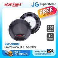 Konzert KW-300M 12" 350W Professional Hi-Fi Subwoofer Speaker for Audio Equipment | JG Superstore