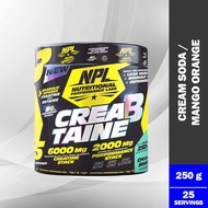 NPL Crea-B-Taine (250g) - Creatine Monohydrate & Betaine Combo, Improve Strength, Power, Muscle Size