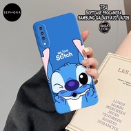 Samsung Galaxy A70 Case / A70s - Fashion Case Stitch - Softcase Samsung A70 / A70s - Pro Camera Case