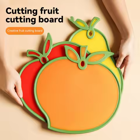 Creative Fruit Shape Food Cutting Block Slice Vegetables Chopping Boards PP Material Mincing Flutto