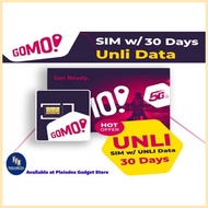 GOMO Sim Unlimited Data 30days ◹ ♈ ◧