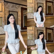 LAMO youthful linen V-neck shirt - B1588