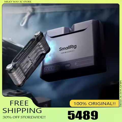 SmallRig 22W Dual-Slot Camera Battery Charger for NP-FZ100 FW50 LP-E6NH EN-EL15c, Compatible with So