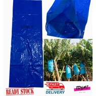 Plastik Sarung Pisang Nangka berkualiti 15pcs +/-Banana Bunch Cover Ripening Wrapping Plastic Bag