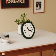 ins wind modern silent table clock for kids - cartoon art creative desk decor