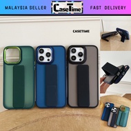 OPPO A58 2022 A78 A98 Reno 8T 4G 5G fon sarung matte chrome holder grip stand hard case casing cover
