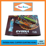 Evodia EV-789 Nail Clipper 1 Box x 12 Pcs
