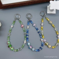 Keychain Heidi Beads Crystal Diamond Ball Mobile Phone Chain Light Luxury Magic Color Mobile Phone L