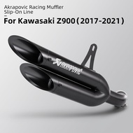 Motorcycle exhaust muffler system for Kawasaki Z900 exhaust Z900 link pipe with muffler z900 muffler