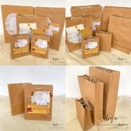 PAPERBAG POLOS KECIL MURAH WARNA COKLAT paper bag dekorasi aesthetic paperbag kantong tas AESTHETIC 