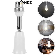 H&Z 1Pc B22 To E27 Extender Screw E26 Bulb Holder Adapter 90 Drgee Rotatable Bendable Light Soet Hol