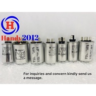 Single Capacitors 2uf, 2.5uf, 3uf, 5uf, 6uf and 7.5uf Kapasitor Kipas Siling Fan Capacitor