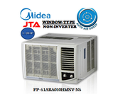 Midea 1.0 HP Window Type Non Inverter Aircon - FP-51ARA010HMNV-N5