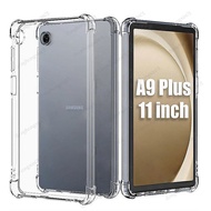 Tablet Case For Samsung Galaxy Tab A9+ 11.0" 2023 X215 Transparent Soft TPU Shockproof Airbag Cover 