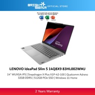 LENOVO IdeaPad Slim 5 14Q8X9-83HL002WMJ - 14” WUXGA IPS/X Plus X1P-42-100/32GB DDR5/512GB SSD/Qualco