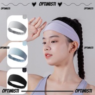 OPTIMISTI8E Sports Headbands, Solid Color Ice silk Yoga Hair Bands,  Accessories Ribbon Yoga Headwea