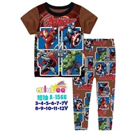 Ailubee Kid Pajamas A1566~ Avengers