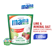 MAMA LIME Sabun Cuci Piring Lime & Mineral Salt 1500ML
