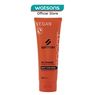 SUPERDRY Body + Hair Wash RE:charge (Masculine Notes Of Pepper And Cyprus Meet Copper-Rich Extracts) 250ml