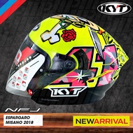 KYT NFJ [ESPARGARO MISANO 2018] Double Visor Open Face Helmet (New Design)