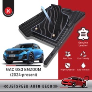GAC GS3 Emzoom (2024-Present) High Quality Genuine Leather Double Layer Carpet Car Floor Mat