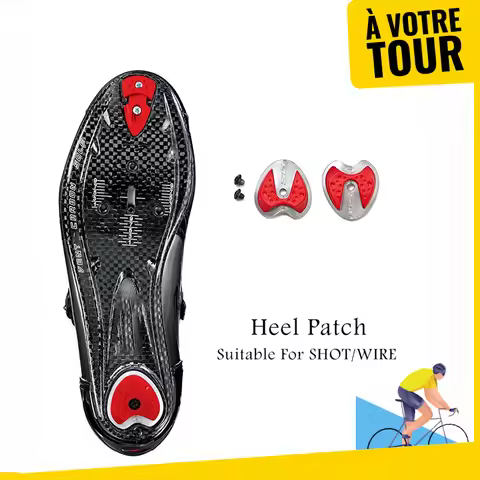 Road Bike Lock Shoes HEEL CLEAT Spare Cleats For The Sole Has The Replaceable Studs Heel Lug For Sid