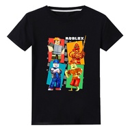 ล่าสุด Roblox เสื้อยืดเด็กผู้ชาย แขนสั้นแฟชั่นสำหรับเด็ก tshirt