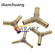 y-type connector For 4mm 5mm 6mm 8mm 10mm 12mm 16mm 19mm hose copper Pagoda Water Tube Fittings auto
