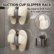 1/2Pcs Bathroom Slippers Hook Holder, Suction Cup Space Saving Shoe Rack, Simple Wall-mounted Shoe O