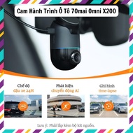 70mai Omni X200 car dash cam with 360 rotation remote monitoring