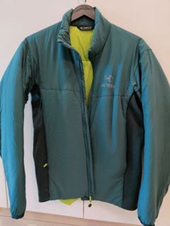 Arc'teryx 始祖鳥 男 保暖化纖無帽外套 Atom LT coreloft, 藍綠 blue smoke , Small