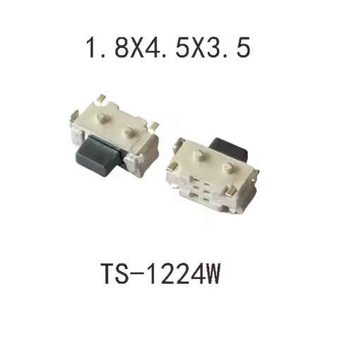 50PCS Reel Packing 1.8x4.5x3.5mm Side Push Mini Button With 2point Momentary Tact Switch Button (Tin
