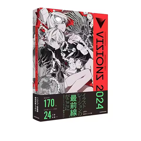 2024 VISIONS Artbook Album Japanese Illustrator Works Collection Picture Albun Mochizuki KEI Cover 1