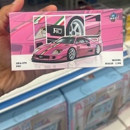 Ferrari F40 PINK DKA scale 1:64