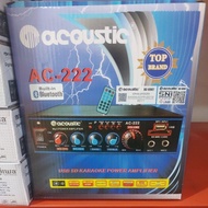 Acoustic Amplifier AC-222 USB SD KARAOKE POWER AMPLIFIER