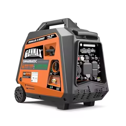 Portable Dual Fuel Inverter Generator 3800W Remote Start CO Alert LED Display RV Ready Light Weight 