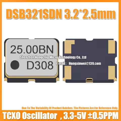 (2PCS) DSB321SDN 25M 25.000000MHZ 3225 TCXO Temperature Compensated Crystal Oscillator ±0.5PPM KDS 3