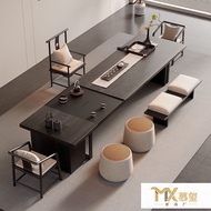 White Wax Solid Wood Black Wood Style Chinese Luxury Luxury Table Chair New Walnut Table Tea Table S