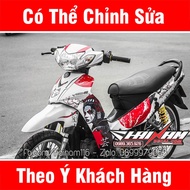 Geisha Red and White Sirius Boss Stamp