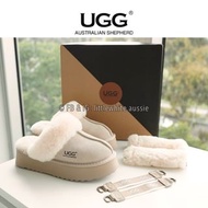 澳洲直送✈️UGG Australian Shepherd 3-Way Style Removable Wool Strap Slingback Slippers Platform 可拆式跟帶厚底毛毛