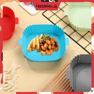 [Freedom01.sg] Silicone Air Fryers Oven Baking Tray Non-stick Disk Square for Home Kitchen Tool